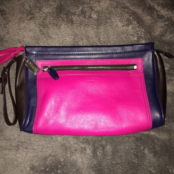 Coach Colorblock Clutch