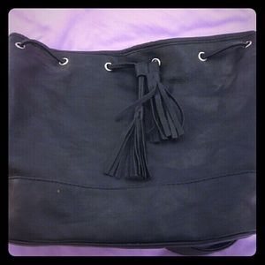 Black trendy purse