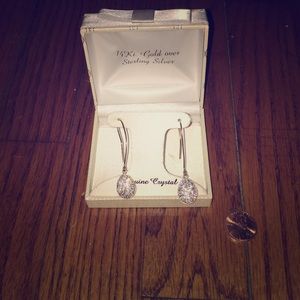 14 kt. Gold Crystal Earrings✨