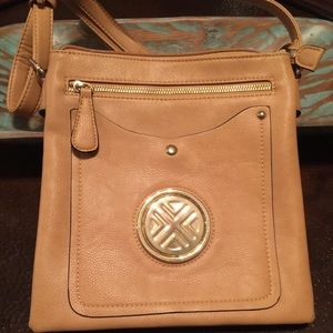 Vegan Leather Cross Body Bag. New With Tags