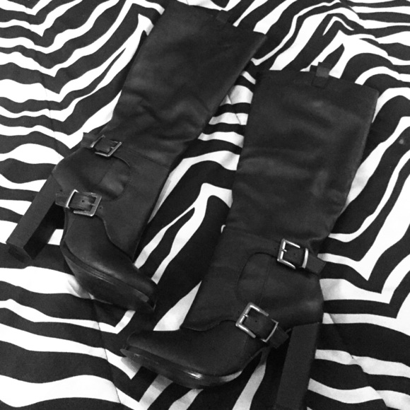 Knee High Leather Boots