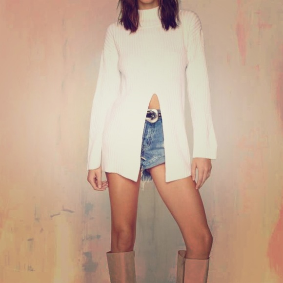 Nasty gal white sweater