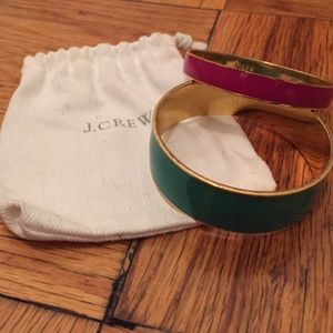 J.Crew enamel bangles!
