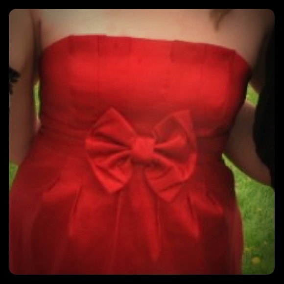 Jessica McClintock red dress