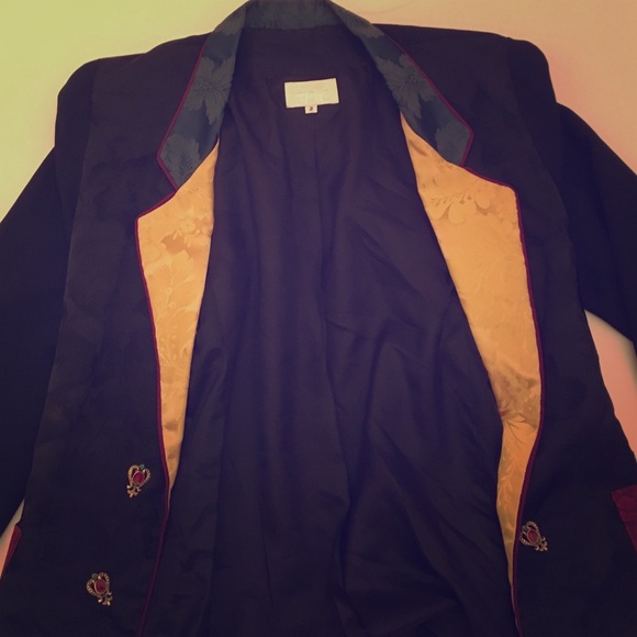 Vintage embellished blazer