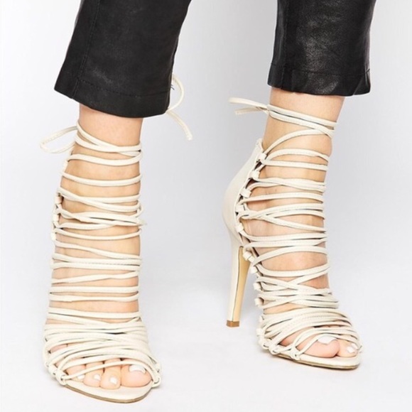Asos lace up heels ,