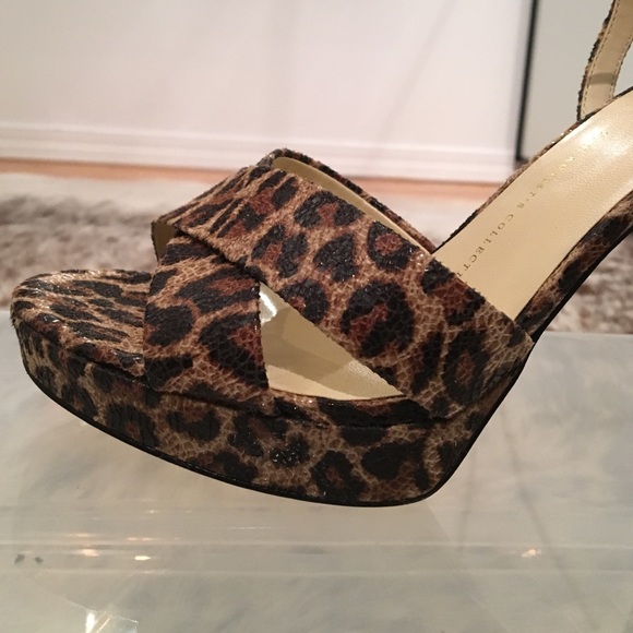 Leather Platform Sandals - image 4