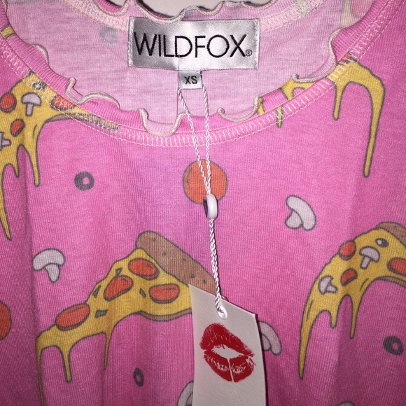 NWT Wildfox Extra Cheese Ruffle Crop Cami - Picture 3 of 4