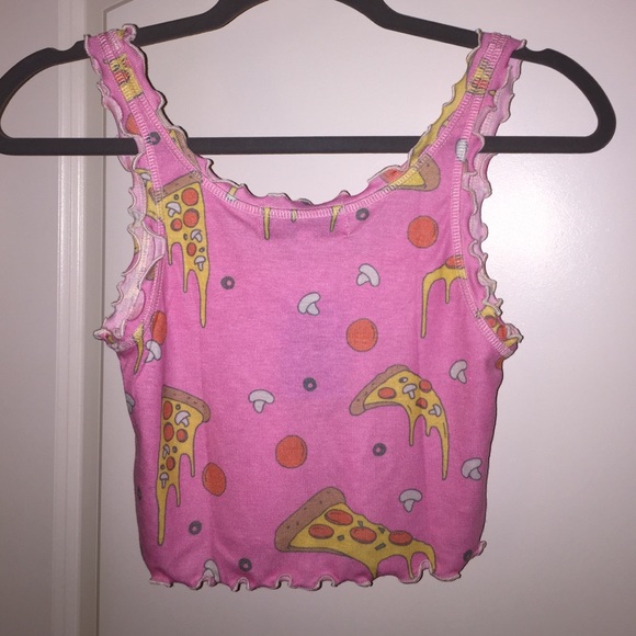 NWT Wildfox Extra Cheese Ruffle Crop Cami - Picture 4 of 4