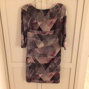 Scoop back Jessica Simpson print dress