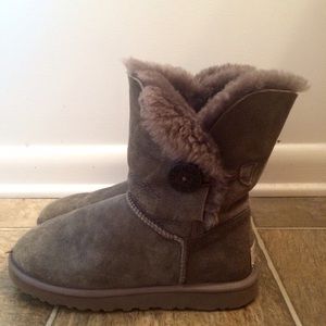 Grey Bailey Button Uggs