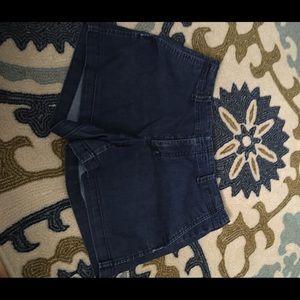 Banana Republic dark denim shorts