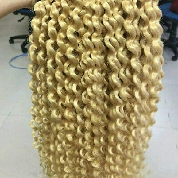 Blonde curls