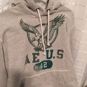 AE grey hoodie