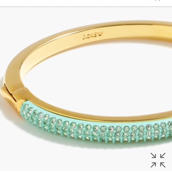 J.crew Rounded pave hinge bracelet - Picture 2 of 8