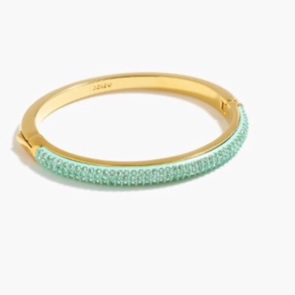 J. Crew Jewelry - J.crew Rounded pave hinge bracelet