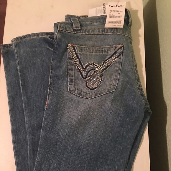 Bebe Kayla jeans women's size 30 new with tags - Picture 2 of 3