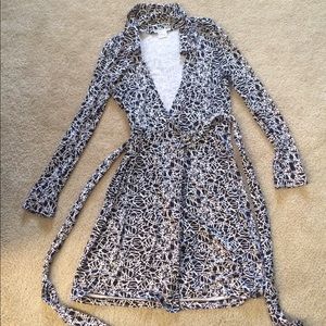 **ON HOLD** DVF "Signature Print" Wrap Dress