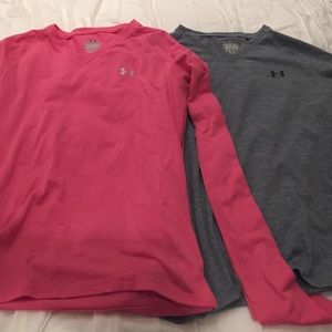 2 Long sleeve under armour shirts