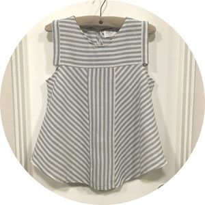 🆕 Sienna Sky Blue & Cream Stripe Tank Top