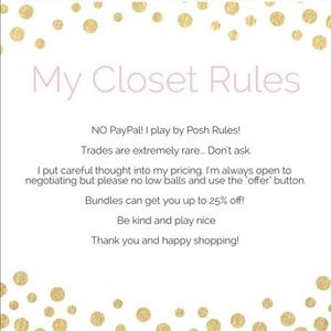 MY CLOSET RULES