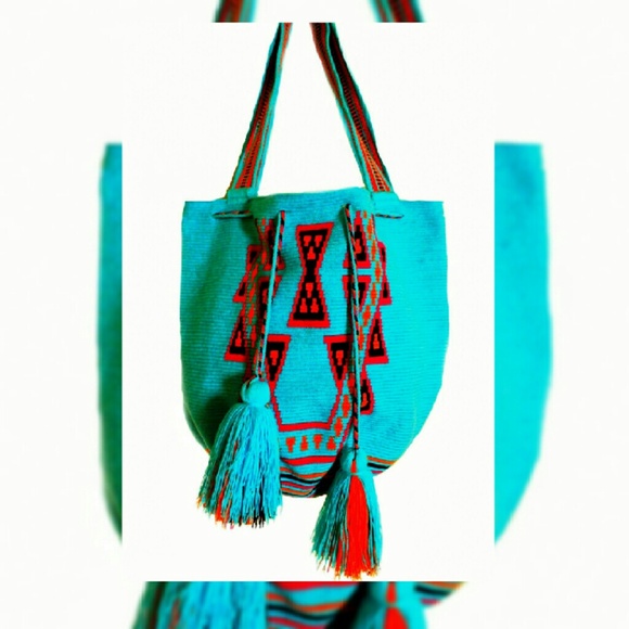 Handmade Handwoven Aztec Tribal Bag