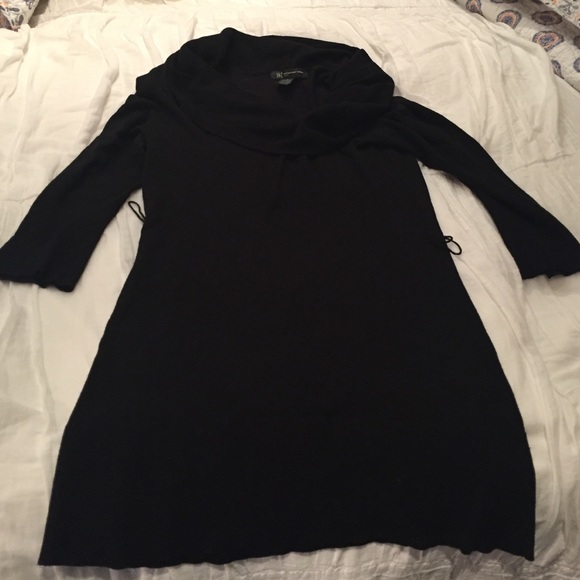 INC long black 3/4 length sweater - Picture 1 of 1