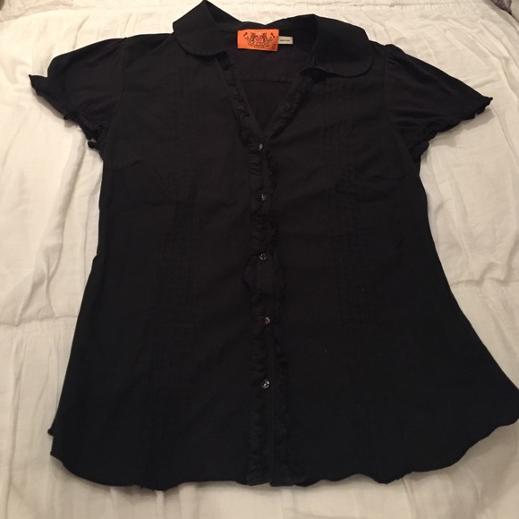 Juicy short sleeve blouse with Ruffles