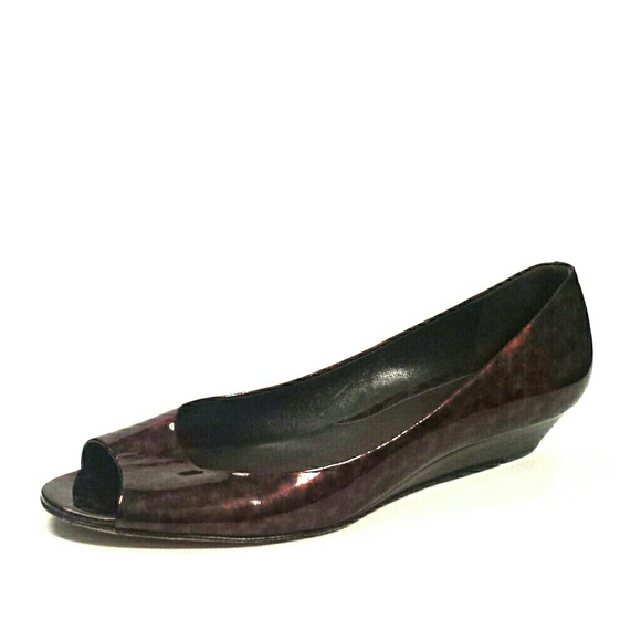 Cole Haan patent leather wedges