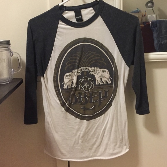 Obey baseball tee