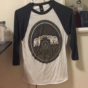 Obey baseball tee