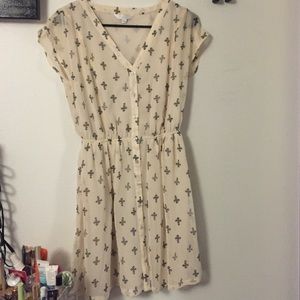 Charming Charlie's Button Up Chiffon Dress