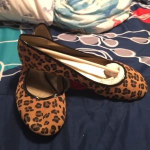 Cheetah print flats