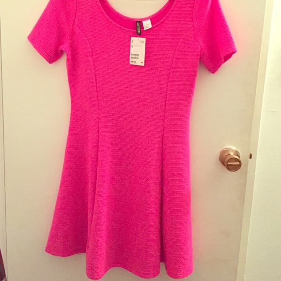 Hot pink dress