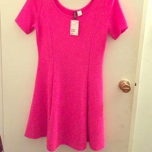 Hot pink dress