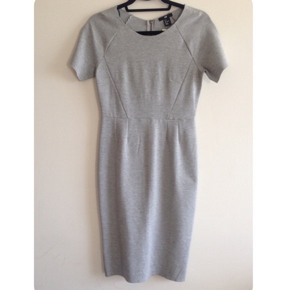 H&M Heather Grey Ponte dress