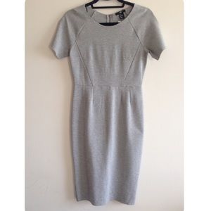 H&M Heather Grey Ponte dress