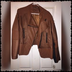 BNWT JOUJOU FAUX LEATHER JACKET