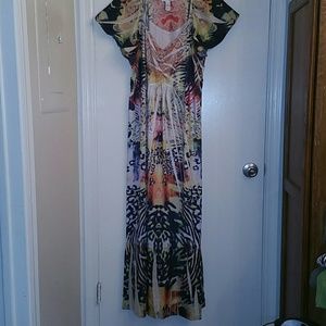 Lovely multi color summer dress