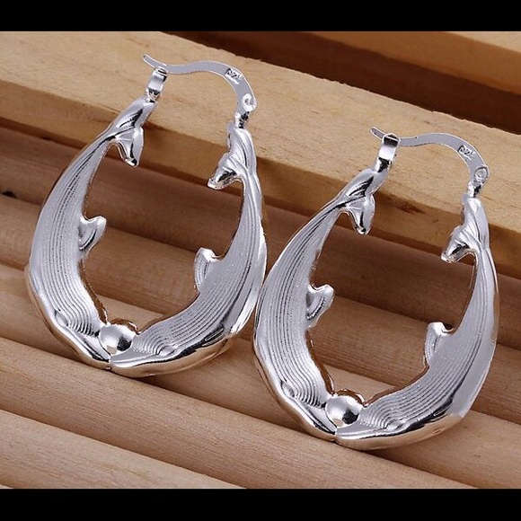 Sterling silver earrings.