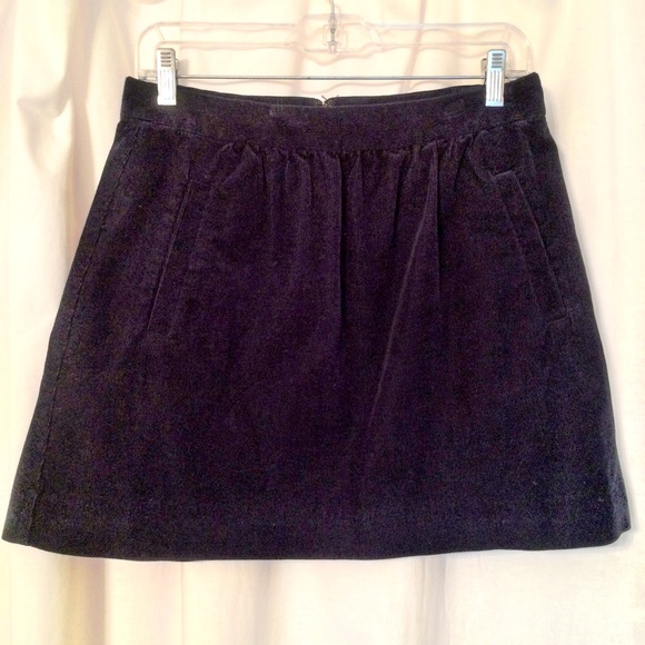 Navy Corduroy J. Crew Skirt - Picture 2 of 3