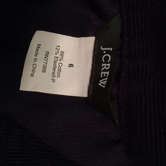 Navy Corduroy J. Crew Skirt - Picture 3 of 3