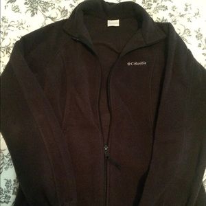 Black Columbia fleece jacket