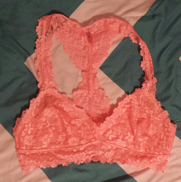 Light Pink Lined Lacey Bralette
