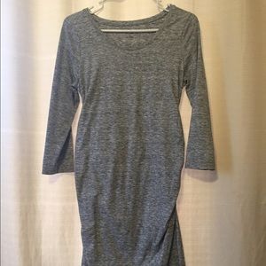EUC Jersey Knit Gray Maternity Dress
