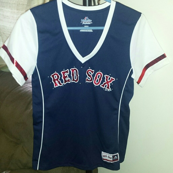 Boston Red Sox Top with Reflective Red Size M