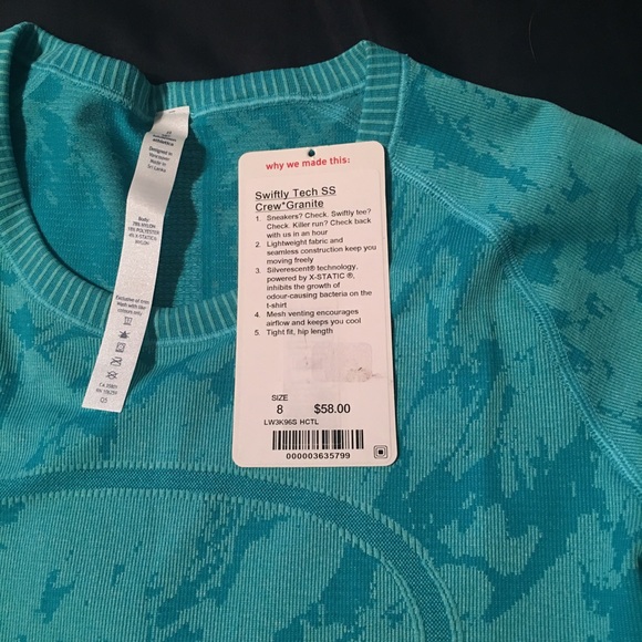 Lululemon run swiftly tech SS crew