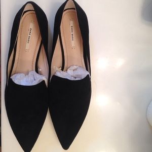 WILL SHIP TOMORROW!! Black Zara Sandals