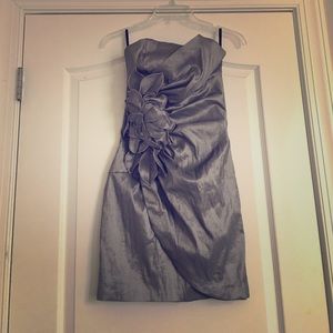 Silver party/homecoming dress