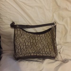 Small brown New York and company bag